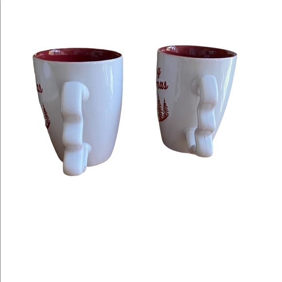 California Pantry Christmas 2020 Mug Set 2 with Reindeer and Christmas Trees - Picture 3 of 10